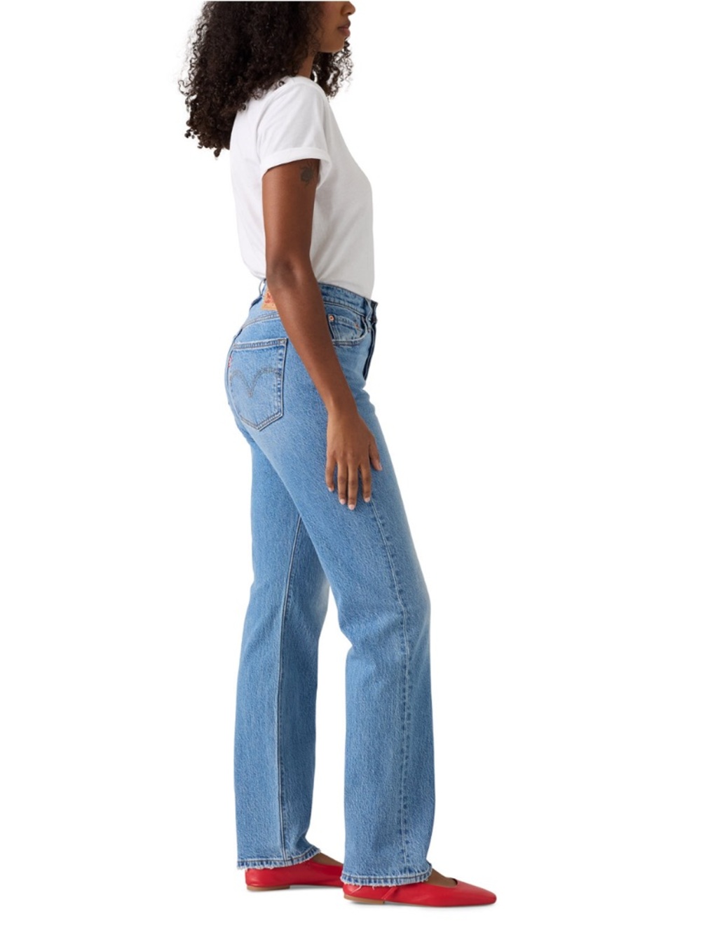 Levi's Women's 501 Curve High-Rise Straight-Leg Jeans | Size 26 | NWT - Picture 2 of 7
